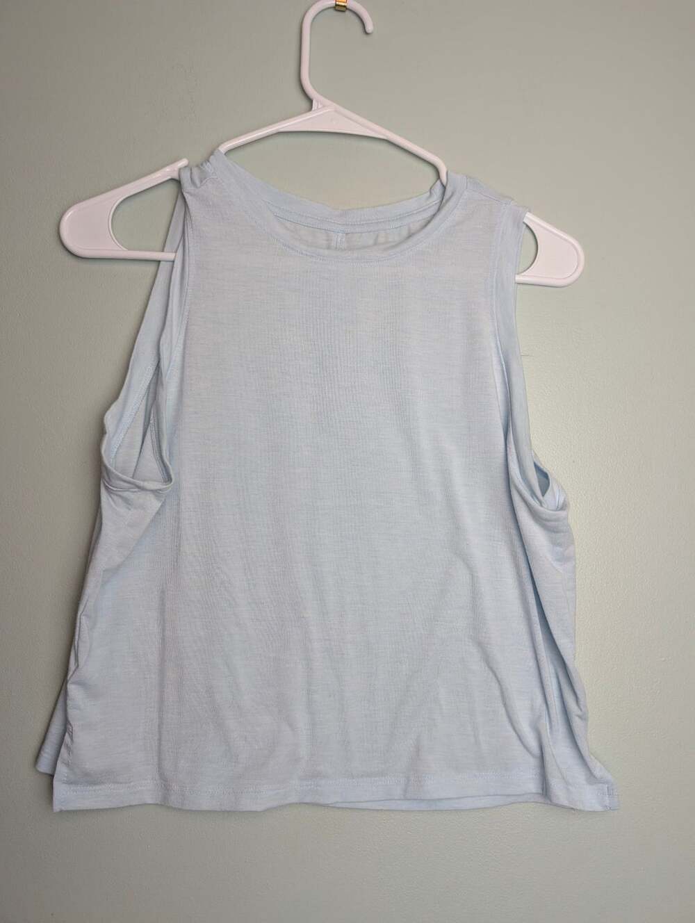 Workouttop Activewear All In Motion Tank Top Light Blue Athletic Sleeveless